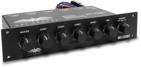 Wet Sounds WS-220 BT Controller With Bluetooth