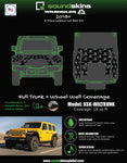 SoundSkins Pro Jeep Wrangler JL Trunk Template Kit | 2018+